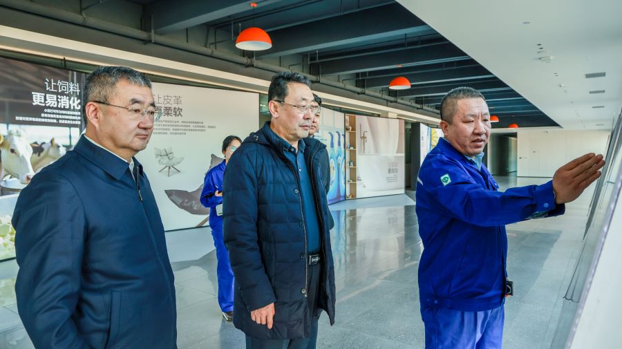 自治区区域合作调研组到博源银根矿业公司调研